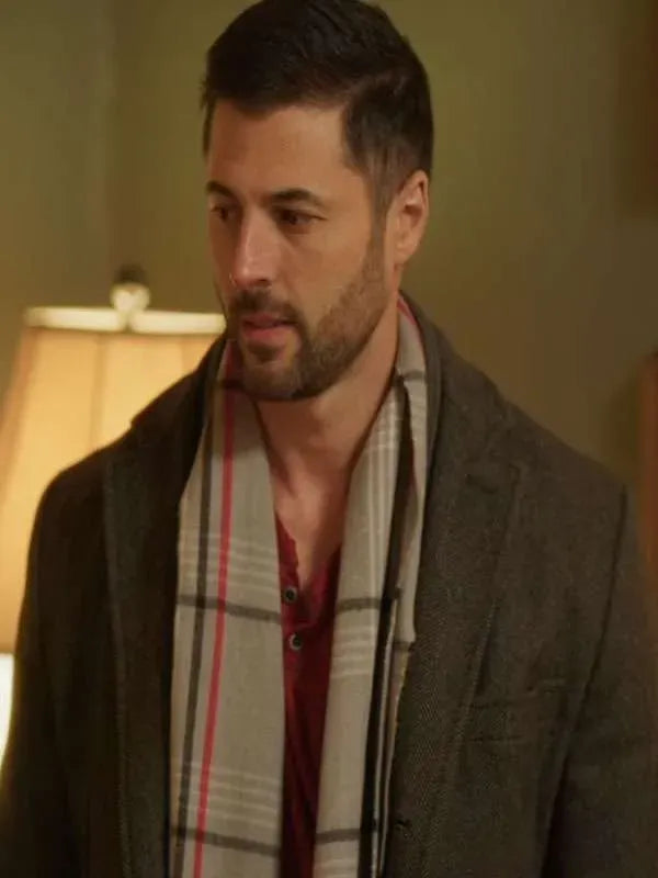 Tom Gipson Christmas in Mistletoe Trench Coat