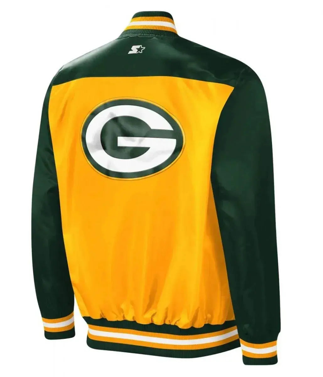Tradition Green Bay Packers Satin Jacket Rackup