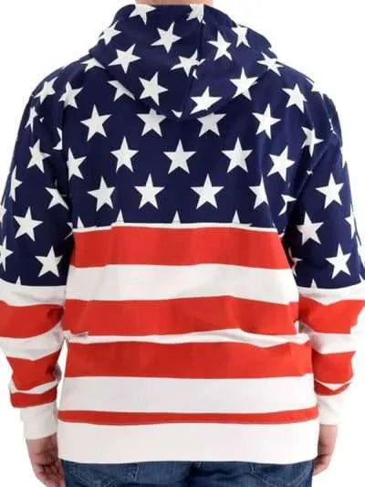 Unisex US Flag Hoodie
