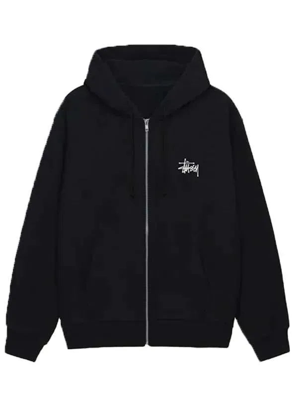 Unisex Stussy Zip Up Hoodie