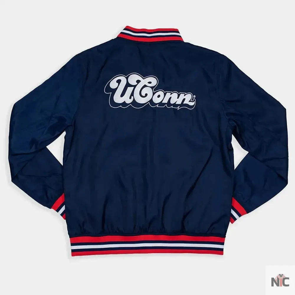 University of Connecticut Script Bomber Jacket Clanton Jacket