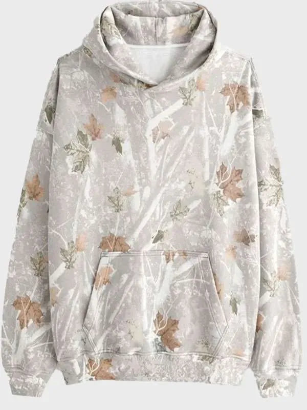 White Camo Abercrombie Hoodie