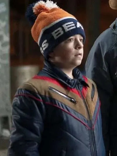 Winslow Fegley 8 Bit Christmas Blue Jacket