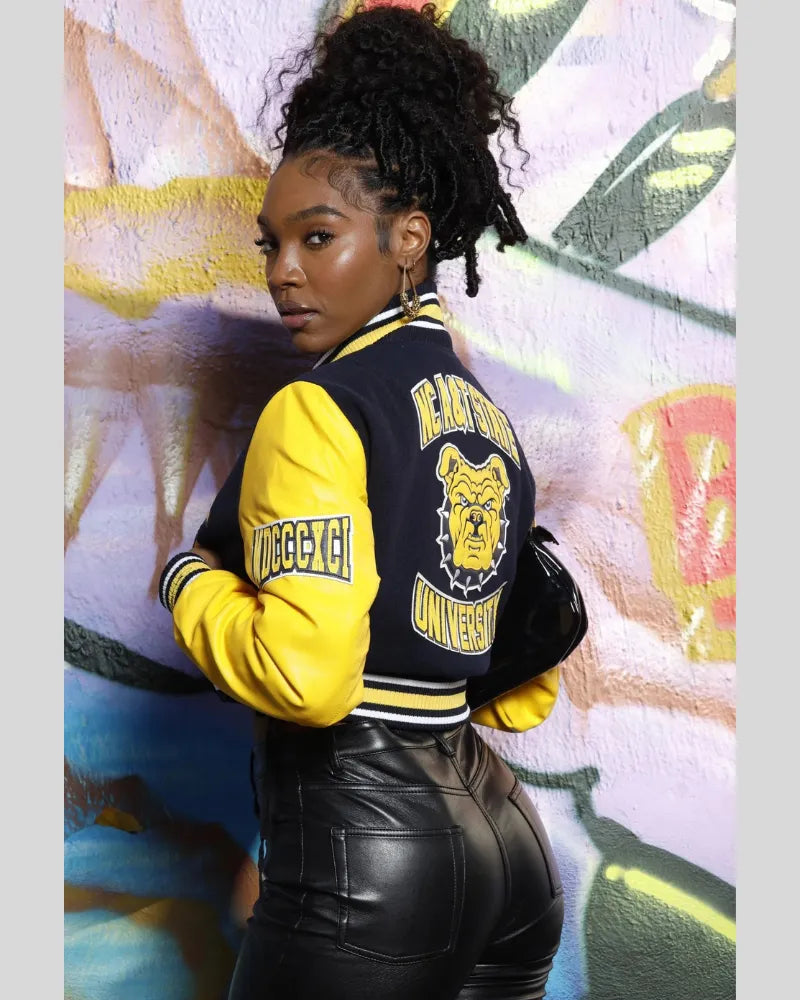 (Women) North Carolina A&T State University Varsity Jacket - The America Jackets