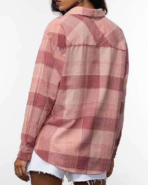 Surviving Mormonism with Heather Gay S01 Pink Plaid Shirt