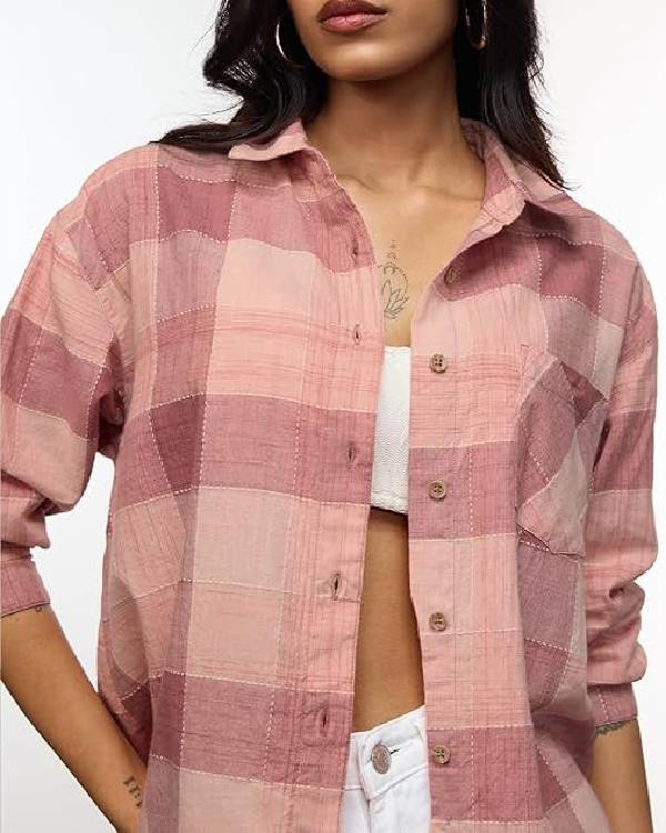 Surviving Mormonism with Heather Gay S01 Pink Plaid Shirt