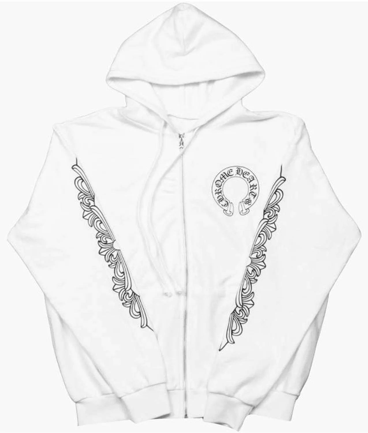 Chrome Hearts Floral Cross Hoodie