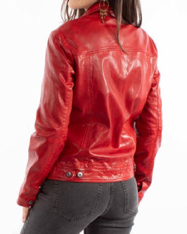 Murder in a Small Town Red Leather Jacket