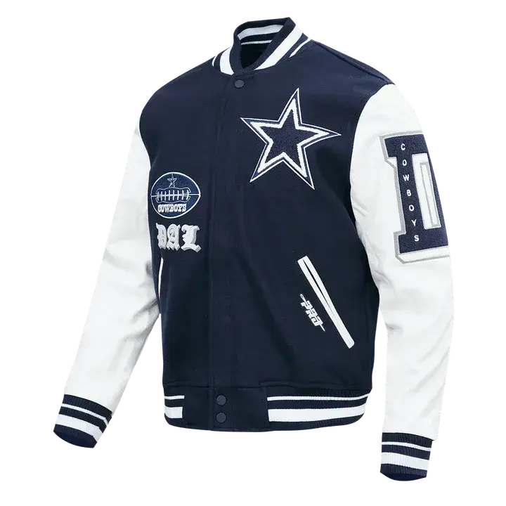 Dallas Cowboys Old English Varsity Jacket Rackup