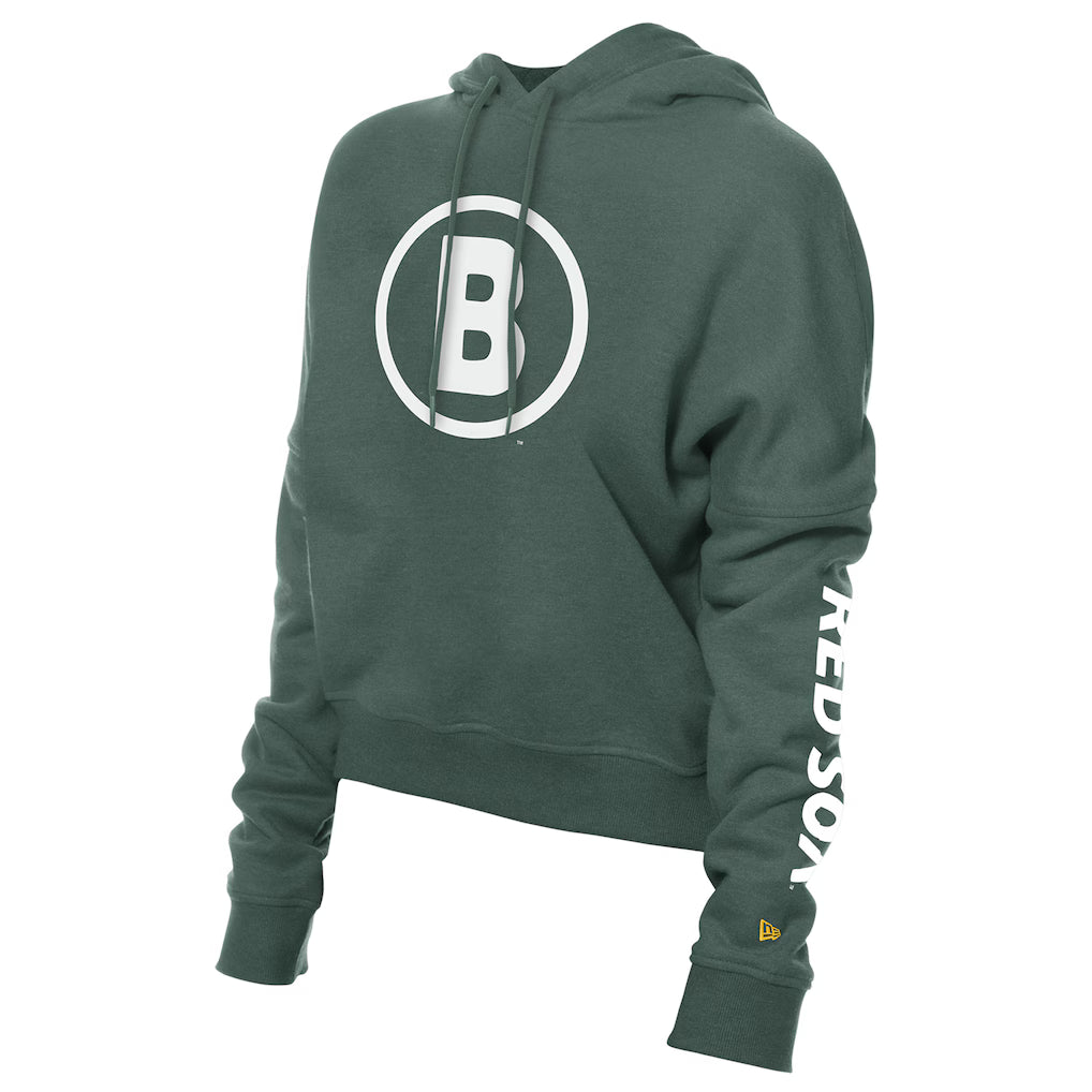 Women’s Boston Red Sox New Era Green 2025 Pullover Hoodie