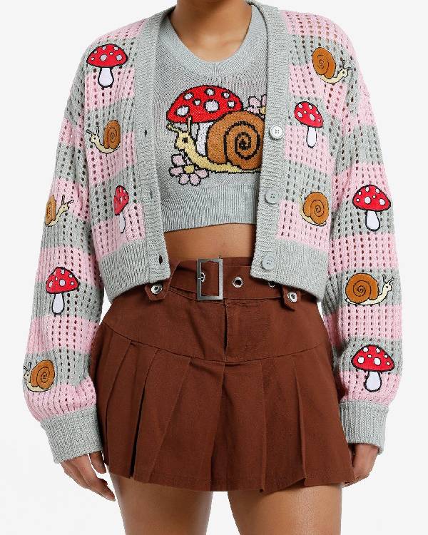 Loot Stephanie Styles Mushroom Cardigan